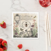 Moderne  Franse bijentuin Servetten (Insitu)