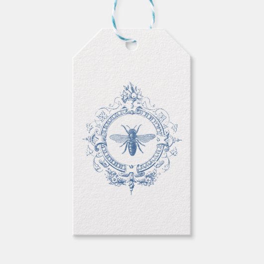 moderne franse boerderij cadeaulabel (Voorkant)