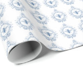 moderne  franse boerderij cadeaupapier (Rol Hoek)