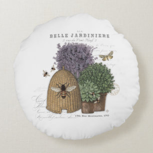 Moderne  franse boerderijbijen rond kussen