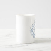 Moderne Franse boerenbijen Porselein Kop (Voorkant)