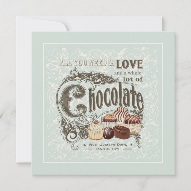 moderne  franse chocolade (Voorkant)