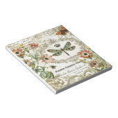 Moderne Franse dragonfly Notitieblok (Schuin)