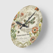 Moderne  Franse dragonfly Ronde Klok (Hoek)