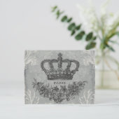 moderne  franse kroon briefkaart (Staand voorkant)