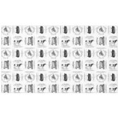 moderne  franse landbouwhuisdieren tafelkleed (Voorkant (Horizontaal))