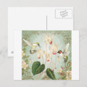 Moderne  Franse mensvogels Briefkaart (Voorkant / Achterkant)