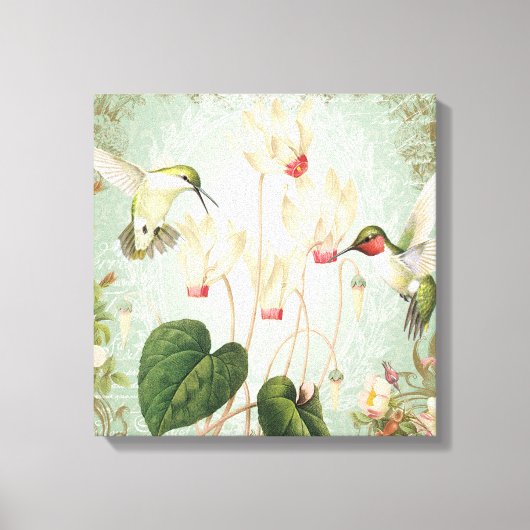 Moderne  Franse mensvogels Canvas Afdruk (Voorkant)