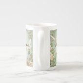 Moderne Franse mensvogels Porselein Kop (Achterkant)