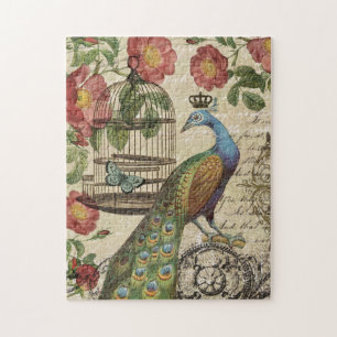 moderne franse pauw legpuzzel