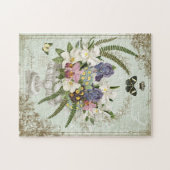 MODERNE FRANSE STROORALE GARDEN PUZZLE LEGPUZZEL (Horizontaal)