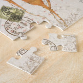 Moderne  Franse tuinpuzzel Legpuzzel (Zijkant)