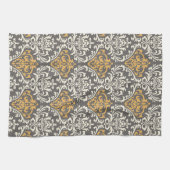 moderne  franse zonnebloem theedoek (Horizontaal)