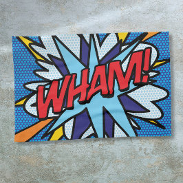 Moderne Fun Comic Book Pop Art WHAM Theedoek