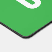 Moderne Fun Vert clair Classé Blanc TENNIS Texte (Coin)