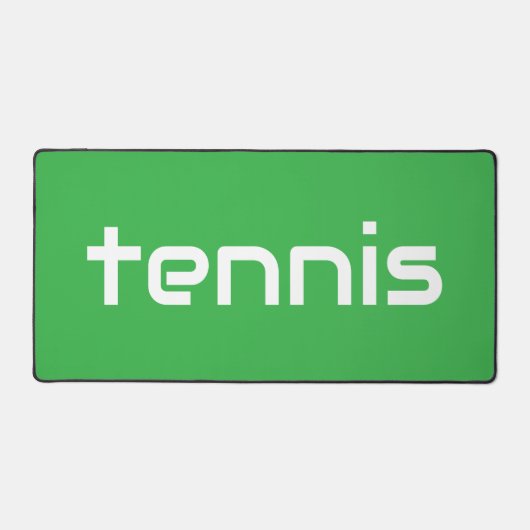 Moderne Fun Vert clair Classé Blanc TENNIS Texte (Recto)