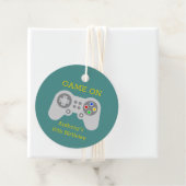 Moderne gamer elke leeftijd op aarde bedankjes labels (In situ)