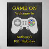 Moderne gamer Elke leeftijd Welkom Poster (Voorkant)