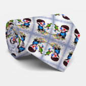 Moderne Gamer Satijn Foulard Stropdas (Opgerold)