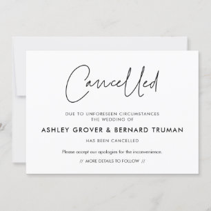 Moderne geannelde gebeurtenisaankondigingskaart kaart