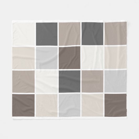 Moderne, geavanceerde, harmonische designkleuren fleece deken (Voorkant (Horizontaal))