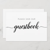 Moderne gebarenteken voor calligrafie (Voorkant / Achterkant)