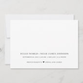 Moderne Geboorte Aankondiging 3 Foto's Collage Kaa (Voorkant)