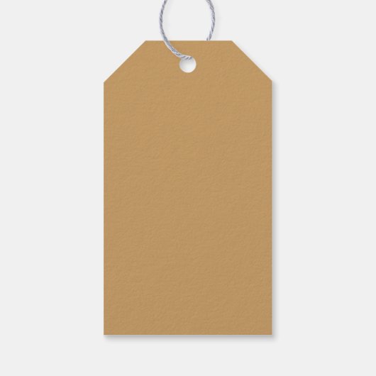 Moderne geboortedag met fotoscript cadeaulabel (Achterkant)