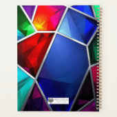 Moderne Gebrandschilderde Geometrische Geest Planner (Achterkant)