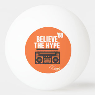 Moderne gebruiken geloven de hype zwart wit pingpongballen