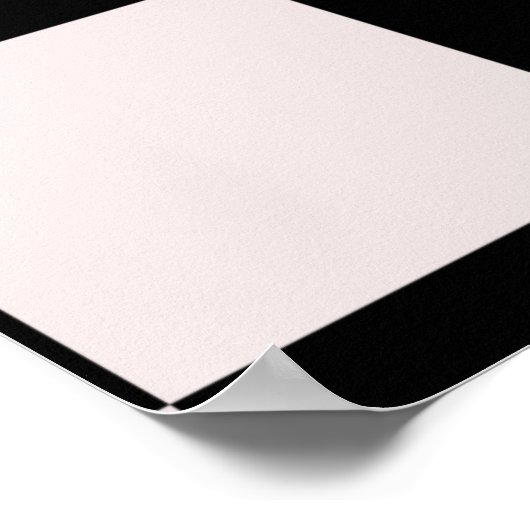 Moderne gecheckte rolschaatscans voor meisjes poster (Hoek)