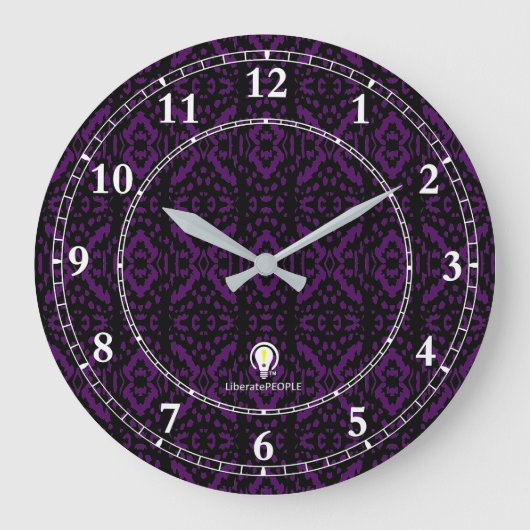 Moderne Gedecormeerde Designer#20 Wall Klok Online (Voorkant)