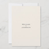 Moderne gedempte foto citroenen bruiloft kaart (Achterkant)