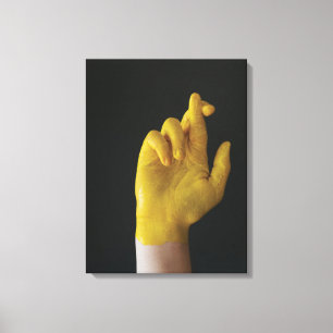 Moderne Gedempte Salie Groen Geometrische Abstract Canvas Afdruk