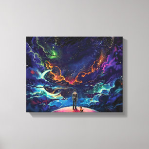 Moderne Gedempte Saliegroen Geometrische Abstracte Canvas Afdruk