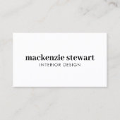 Moderne gedurfde professionele QR-code Visitekaartje (Voorkant)