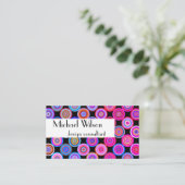 moderne gedurfde visitekaartjes sjabloon (Staand voorkant)