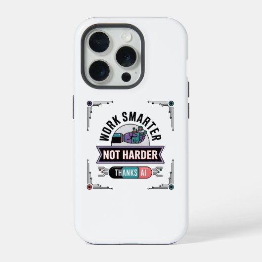Moderne Geek Tech Trends Digitale Transformatie iPhone Hoesje (Achterkant)