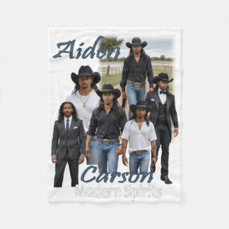 Moderne Geesten Aiden Carson Cover Kunst Sherpa Th Fleece Deken