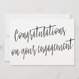 Moderne "Gefeliciteerd met je verloving"