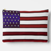 Moderne gegraveerde Amerikaanse vlag Etui (Voorkant)