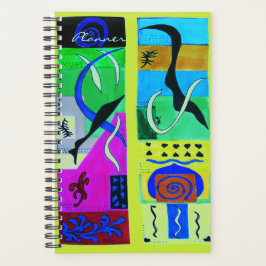 Moderne gele Abstracte inspiratie van matisse Planner