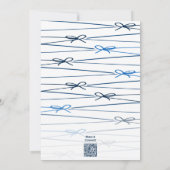 Moderne gele ballon 9e verjaardags uitnodigingskaa kaart (Achterkant)