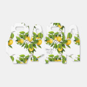 Moderne, gele en groene lemonvruchten | Weddenscha Bedankdoosjes (Uitgevouwen)
