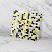 Moderne Gele grijze zwarte Geometrische keramische Tegeltje