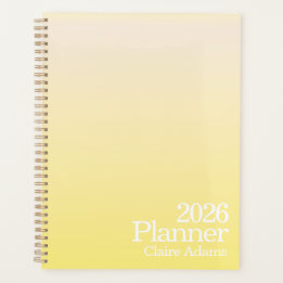 Moderne Gele Ombre Planner