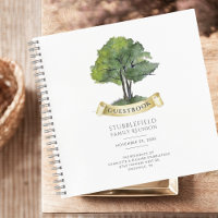 Moderne genealogie Tree Family Reunion Guestbook
