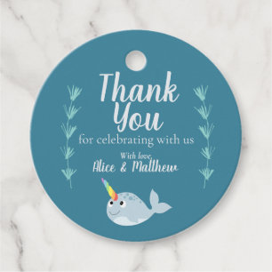 Moderne geneutrale Baby shower van verdovende midd Bedankjes Labels