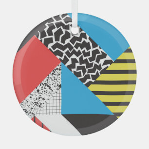 Moderne geometrie: Abstracte naadloze stijl Glas Ornament