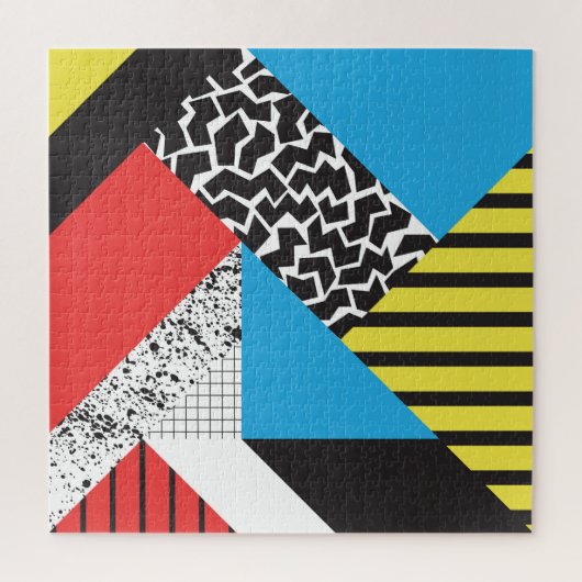 Moderne geometrie: Abstracte naadloze stijl Legpuzzel (Verticaal)